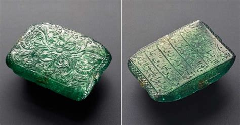 Mogul emerald rom - The Mughal emerald is a magnificent historic carved emerald, belonging to the period of the last of the four great Mughal Emperors of India, Aurangzeb who reigned between 1658 and 1707.